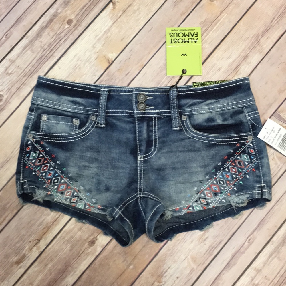 NWT Almost Famous Denim Shorts